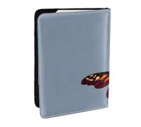 GaxfjRu Porte-passeport familial avec joli imprimé papillons, portefeuille de passeport pour femme, sac de voyage essentiel pour homme
