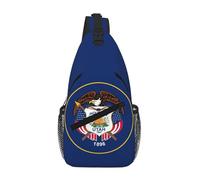 GaxfjRu Sac à bandoulière imprimé drapeau de l'Utah pour femme et homme, sac à bandoulière pour voyage, randonnée, sac à dos à bandoulière