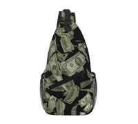 GaxfjRu Sac à dos à bandoulière pour homme et femme - Motif signe du dollar - Sac à dos décontracté pour la randonnée, les voyages