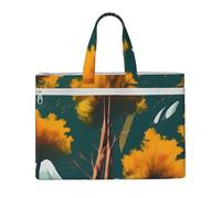 GaxfjRu Sac fourre-tout en toile pour ordinateur portable avec imprimé parcs nationaux ensoleillés pour femme, sac de travail décontracté pour voyage, bureau, université