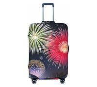 Gaxfjru Splendid Housse de protection lavable anti-rayures Motif feux d'artifice, Noir , S