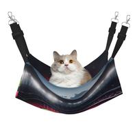 GaxfjRu Stade Football Satdium Field Light Night Réglable Lit Hamac Perchoir pour Fenêtre Confortable Velours Pet Sleeper et Lounge pour Chatons