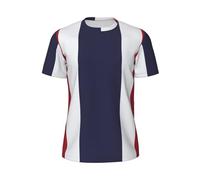 GaxfjRu T-shirt à manches courtes pour homme - Séchage rapide - Motif drapeau de la Thaïlande, Noir , XL
