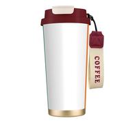 GaxfjRu Tasse à café isotherme en acier inoxydable avec couvercle - Motif drapeau irlandais - Pour boissons chaudes et froides - 591 ml