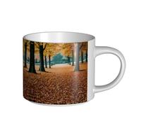 GaxfjRu Tasses en céramique faites à la main avec impression Hello Autumn - Grande capacité - Avec poignée en C - Pour café, thé et cadeaux