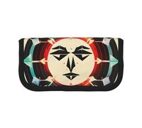 GaxfjRu Trousse à crayons en toile avec flèches de chasse, triangles, cerf, à pois, rangement organisé pour pique-nique et usage quotidien, trousse de maquillage, porte-crayons