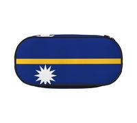 GaxfjRu Trousse à crayons grande capacité avec imprimé drapeau de Nauru pour la maison, l'université, le bureau - Pour adultes