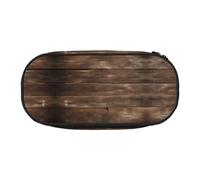 GaxfjRu Trousse à crayons rustique avec impression bois ancienne grange grande capacité pour la maison, le collège, le bureau pour adultes