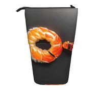 GaxfjRu Trousse à crayons télescopique portable avec impression de crevettes japonaises, organiseur avec plusieurs emplacements, pour outils d'écriture et accessoires