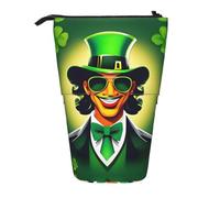 GaxfjRu Trousse à crayons télescopique portable avec impression Happy St Patrick, organiseur avec plusieurs emplacements, pour outils d'écriture, accessoires