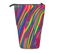 GaxfjRu Trousse à crayons télescopique portable avec plusieurs emplacements, pour outils d'écriture et accessoires