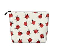 GaxfjRu Trousse de maquillage de voyage à motif moucheté infini avec fermeture éclair pour femme, noir, One Size