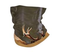 GaxfjRu Wildlife Cerf Bear Elk Print Cache-cou multi-usage pour homme et femme pour le travail, la course à pied, le sport