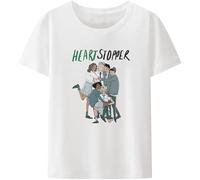 Gay and LesFans T Shirt Nick and Charlie Heartstopper T-Shirt Men Clothing Harajuku Aesthetic Tee Ropa Hombre Camisetas T-Shirts à Manches Courtes(X-Large)