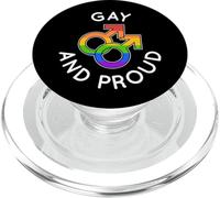 Gay and Proud LGBTQ Pride Equality PopSockets PopGrip pour MagSafe