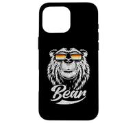 Gay Bear Community Ours avec Lunettes Coque pour iPhone 16 Pro Max