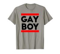 Gay Boy CSD Idée Cadeau drôle LGBT T-Shirt, Homme, Ardoise, XL