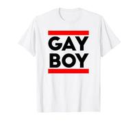 Gay Boy CSD Idée Cadeau drôle LGBT T-Shirt, Homme, Blanc, 5XL