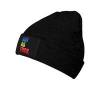 Gay comme Putain Femme Homme Bonnets Tricoté Mode Bonnet d'hiver Doux Bonnet À Revers pour Hiver Ski Patinage