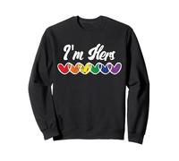 Gay Couple Matching LGBT Im Hers Gay Pride Sweatshirt