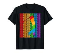 Gay Golf Golfer Pride Month LGBT Rainbown Flag T-Shirt