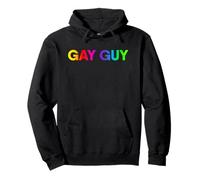 Gay Guy Yay Gay LGBT Pride Love is Love is Love Rainbow Queer Life Sweat à Capuche