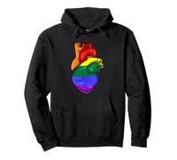 Gay LGBTQ Pride Heart Sweat à Capuche