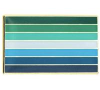 Gay Man MLM Men-Loving Man Pride Rights Rainbow LGBTQ Gay Queer Flag Badge à épingle en émail 2,5 cm, 1 Inch, Émail, émail