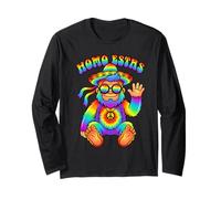 Gay Pride Bigfoot Homo Estas Funny Spanish LGBTQ Mexicain Manche Longue
