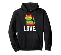 Gay Pride - Chat mignon ou chaton - Arc-en-ciel LGBTQ+ Sweat à Capuche