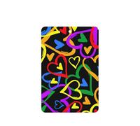 Gay Pride Lot de 10 feuilles de désodorisant pour voiture avec corde Motif arc-en-ciel