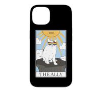 Gay Pride Lunettes de Soleil Ally Cat Tarot Card Coque pour iPhone 13