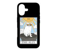 Gay Pride Lunettes de Soleil Ally Cat Tarot Card Coque pour iPhone 17
