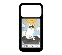 Gay Pride Lunettes de Soleil Ally Cat Tarot Card Coque pour iPhone 17 Pro
