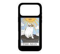 Gay Pride Lunettes de Soleil Ally Cat Tarot Card Coque pour iPhone 17 Pro Max