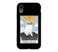 Gay Pride Lunettes de Soleil Ally Cat Tarot Card Coque pour iPhone XR