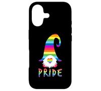 Gay Pride Nain de Noël LGBTQ Rainbow Holiday Graphic Coque pour iPhone 17