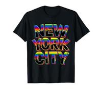 Gay Pride New York City Souvenier, Vacances à New York, Arc-en-Ciel, LGBTQ T-Shirt