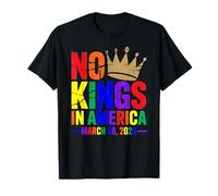 Gay Pride No Kings Protest 28 Mars 2026 Résister LGBTQ Ally T-Shirt