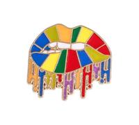 Gay Pride Pins Broches Pride Badges égalité Accessoires Parade | Lot pin émail gay Pride badges Égalité cœur drapeau accessoire Marche des Fiertés cadeau mode