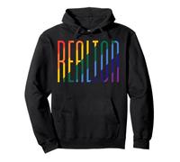Gay Pride Realtor Rainbow LGBT Month Agent immobilier Sweat à Capuche