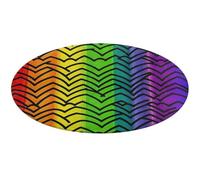 Gay Pride Tapis rond antidérapant doux lavable et absorbant pour cuisine, chambre à coucher, salle de bain, décoration d'intérieur, 61 x 61 cm