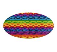 Gay Pride Tapis rond antidérapant doux lavable et absorbant pour cuisine, chambre à coucher, salle de bain, décoration d'intérieur, 61 x 61 cm