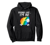 Gay Rainbow Sheep Lesbian Queer CSD Pride Party Wear LGBT Sweat à Capuche