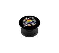 Gay Space Animals Rainbow Planet Astronautes PopSockets PopGrip Adhésif