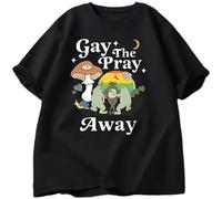 Gay The Pray Away T Shirt Black S