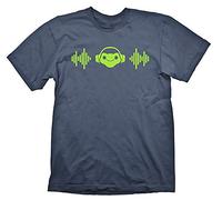 Gaya Entertainment Overwatch T-Shirt Lucio's Beat, Gris (Charcoal), S Homme