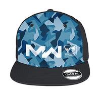 GAYA- Urban Blue Camouflage Snapback Casquette de Baseball, GE3938, Bleu, Taille Unique