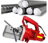 GAYAYAS Coupe-Barres hydraulique électrique, Plage de Coupe 4-20 mm, Machine de découpe de Barres d'armature Portable, Coupe Rapide et Facile des Barres d'acier, pour Chantiers d'infrastructures