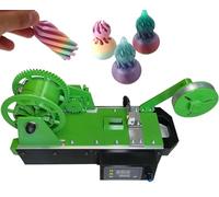 GAYAYAS Filament De Bouteille en Plastique Pultrudé, 3D Recycled Pet Filament Manufacturer, Digital Temperature Display, for Wire Making, Wire Coiling, Wire Drawing Green